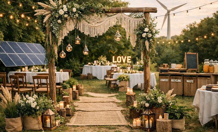 تشریفات عروسی دوستدار محیط زیست