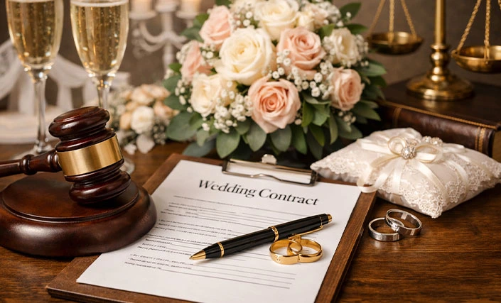نکات حقوقی قرارداد تشریفات عروسی