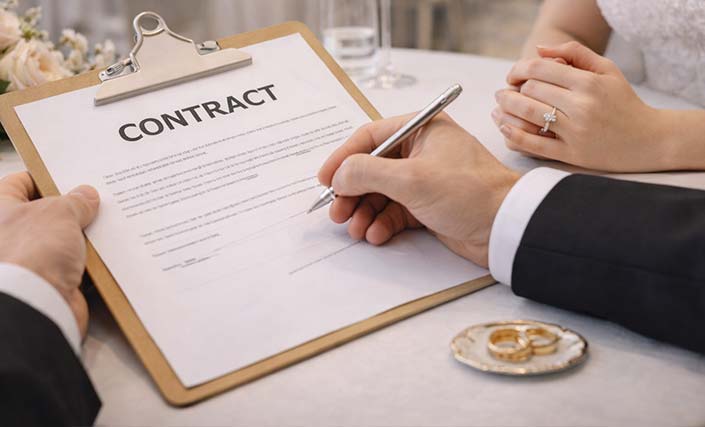 قرارداد تالار و تشریفات